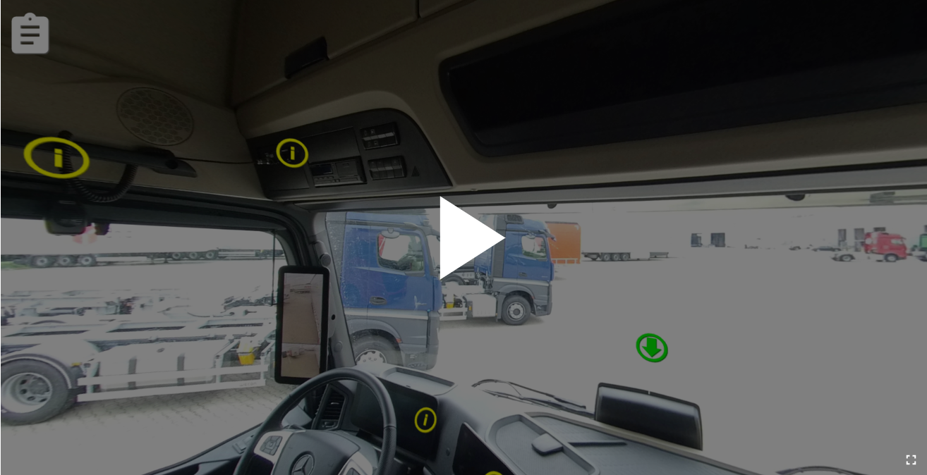 Ekran początkowy wycieczki wirtualnej