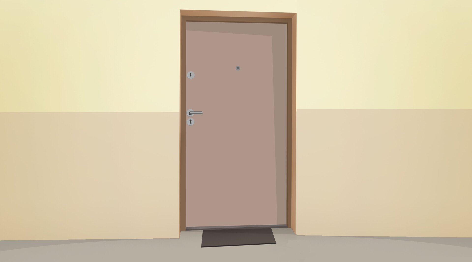 Na ilustracji znajdują się drzwi.