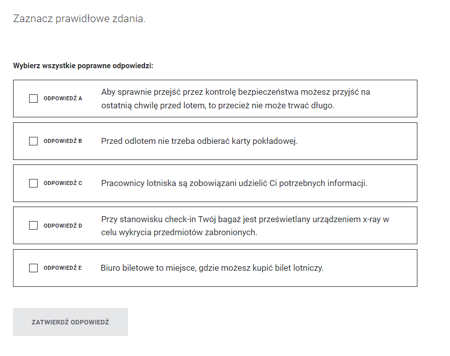 Przykładowe pytanie w grze