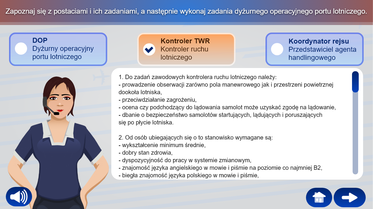 Przykładowy ekran w grze