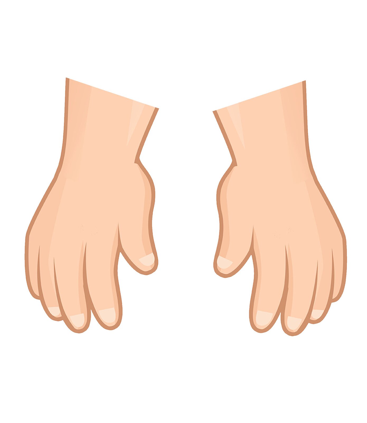 Ilustracja przedstawia dwie ręce chłopca.