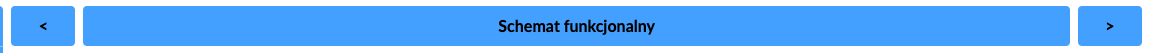 Widok przełączania schematów. Na niebieskim pasku na środku znajduje się napis SCHEMAT FUNKCJONALNY. Po dwóch stronach symbol strzałek w prawą i w lewą stronę.