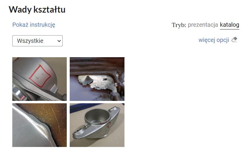 Przykładowy widok galerii