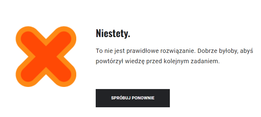 Negatywna informacja zwrotna