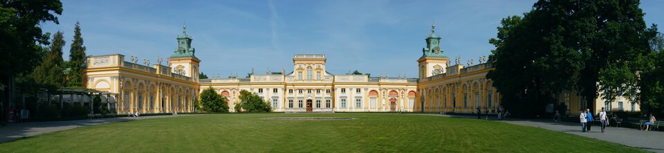 zdjęcie przedstawia Pałac w Wilanowie, w którym mieszkał Jana III Sobieski wraz z rodziną.