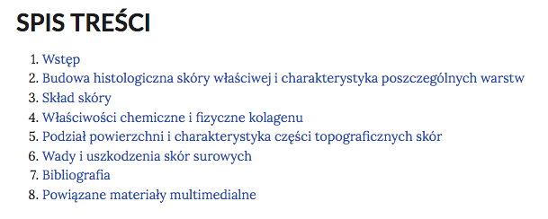 Grafika przedstawia spis treści e‑booka.