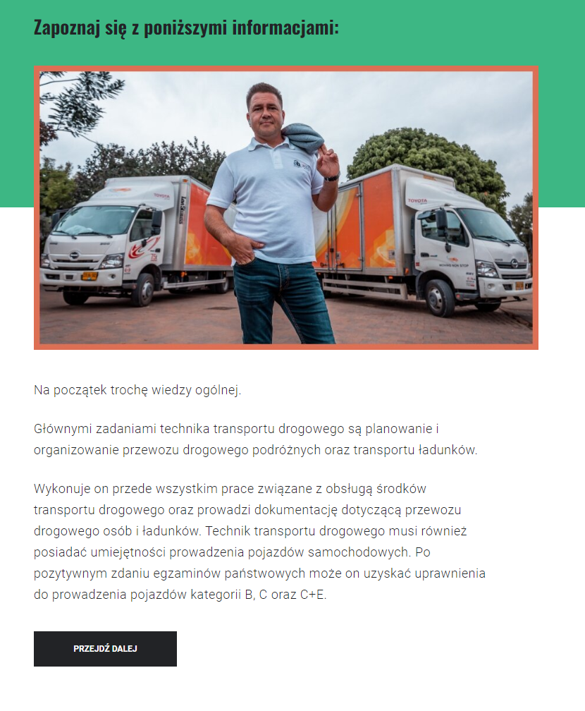 Przykładowy ekran w grze