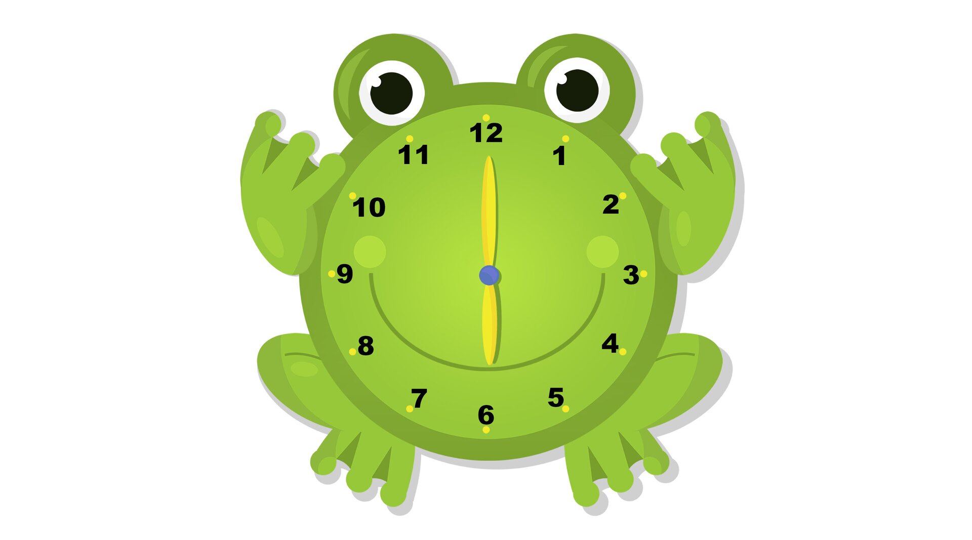 Na ilustracji znajduje się zegarek wskazujący godzinę szóstą.