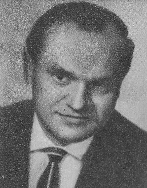 Czarno‑białe archiwalne zdjęcie przedstawiające portret Kazimierza Serockiego.