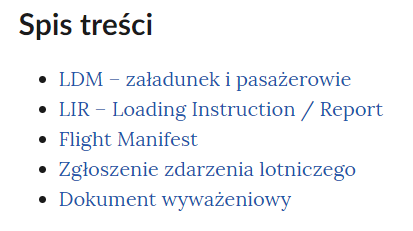 Spis treści do dokumentacji interaktywnej
