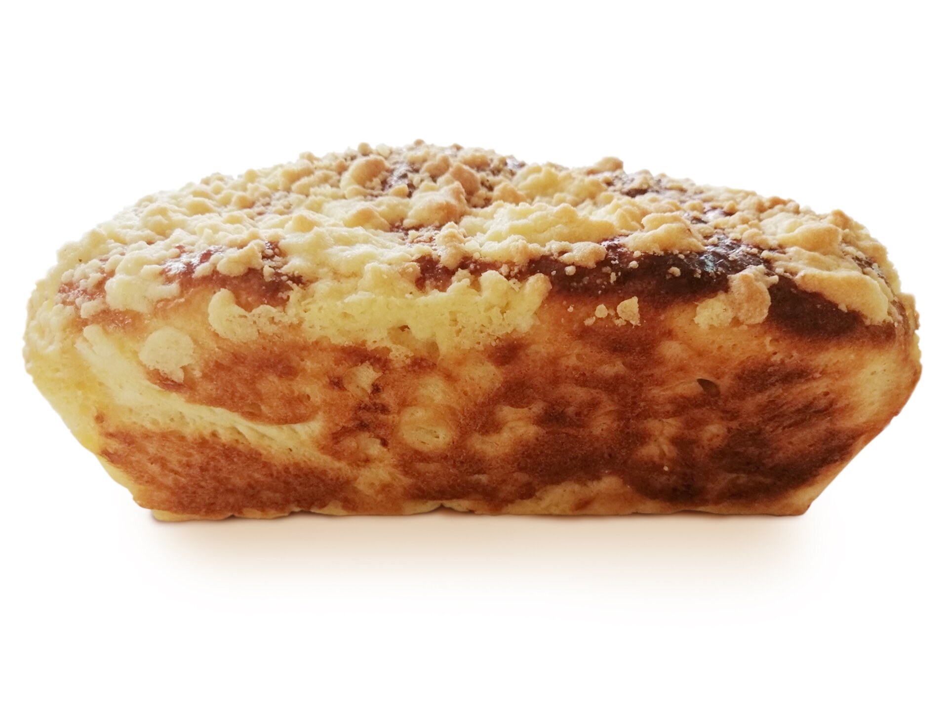 Ciasto drożdżowe nierównomiernie wypieczone