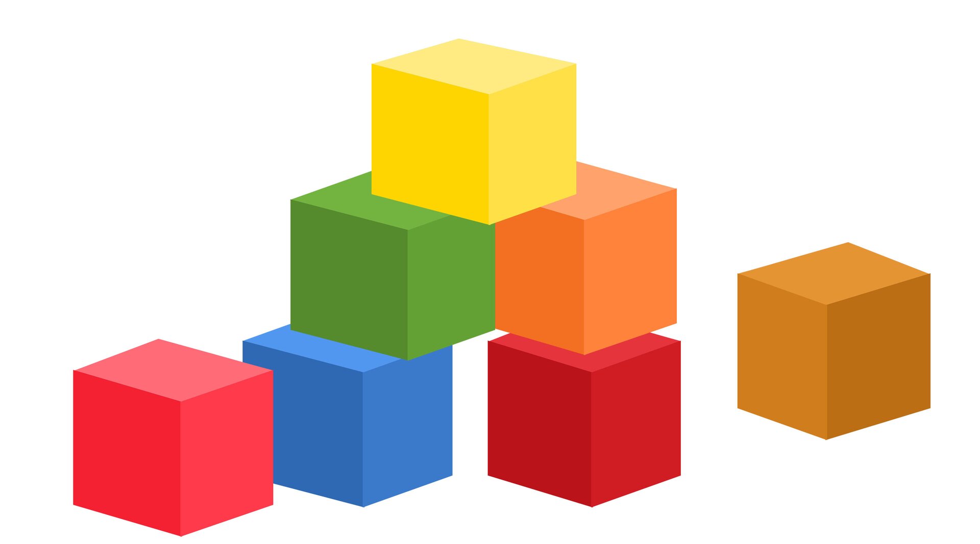 Na ilustracji znajdują się klocki.