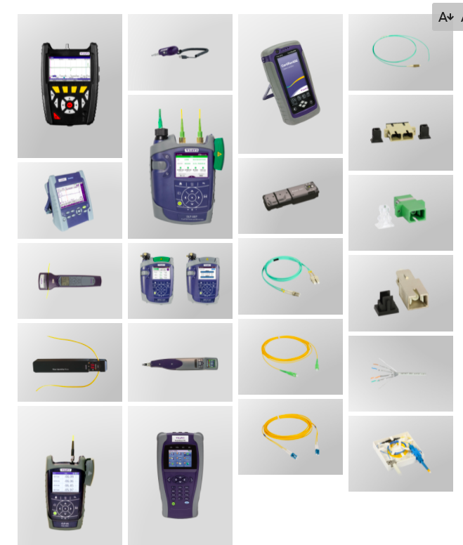 Przykładowy widok galerii zdjęć składa się z serii grafik znajdujących się obok siebie.