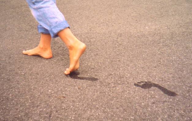 Idące stopy Źródło: Lorenz Kerscher, Idące stopy, licencja: CC BY-SA 3.0.