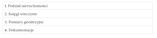 Przykładowy widok zakładek z interaktywnymi materiałami sprawdzającymi