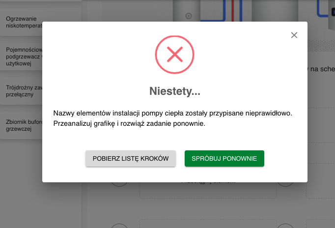 Przykładowy widok rozwiązanego ćwiczenia