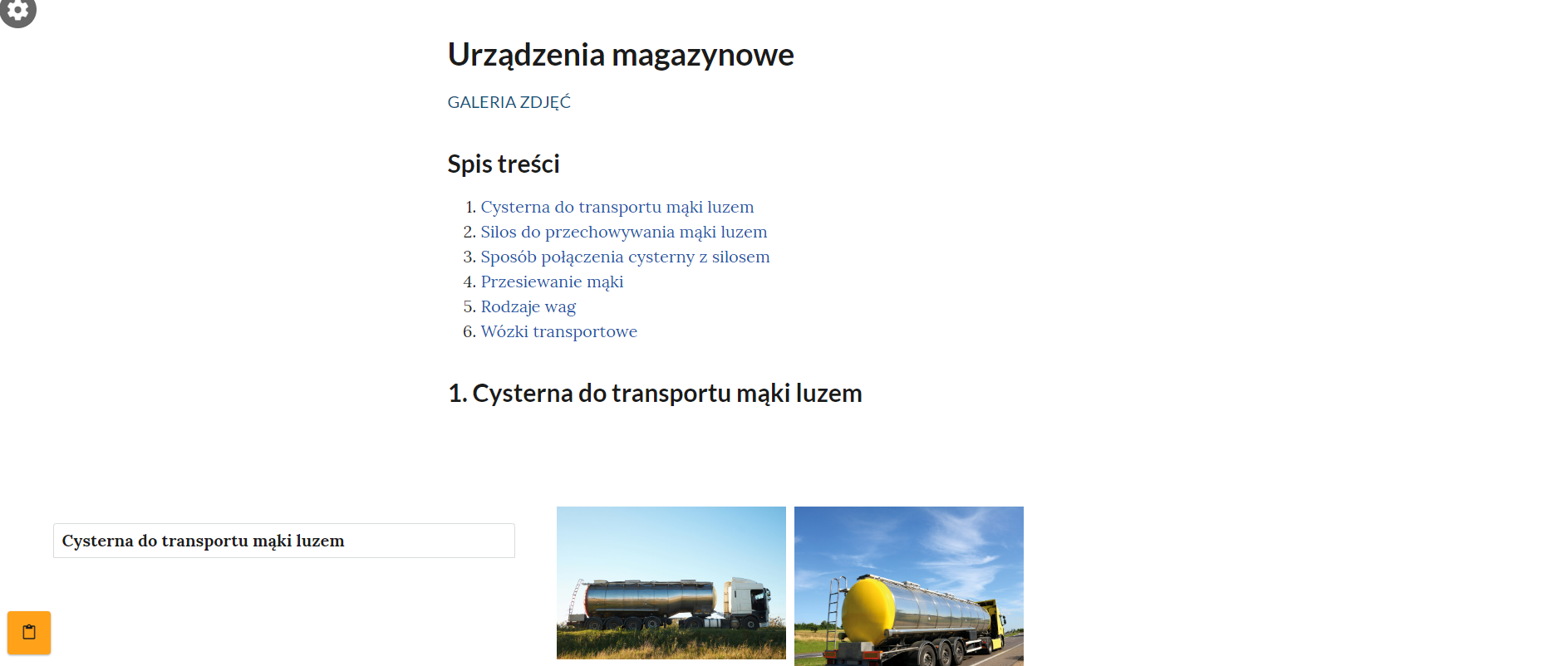 Widok ekranu galerii zdjęć