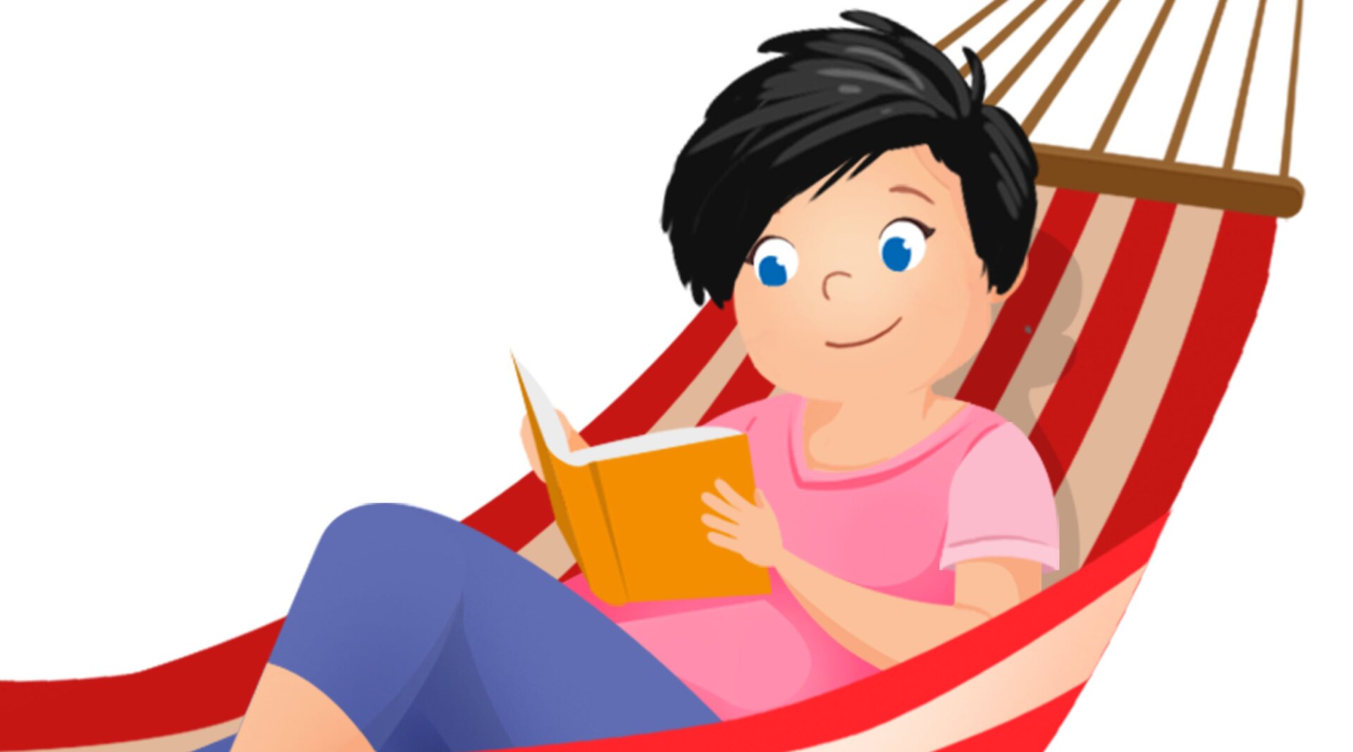 Na ilustracji znajduje się kobieta, która czyta.