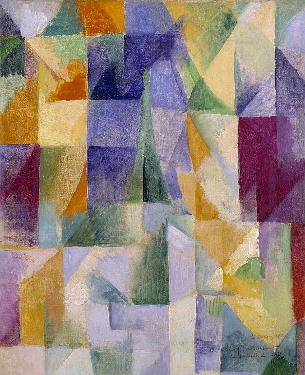 Robert Delaunay, Okna otwarte symultanicznie, 1912

