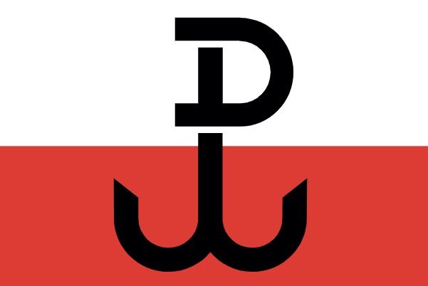 Znak Polski Walczącej – symbol w kształcie kotwicy, której element w kształcie litery P symbolizuje Polskę, a ramiona literę W – walkę lub „kotwicę” – symbol nadziei na odzyskanie niepodległości. Znak Polski Walczącej – symbol w kształcie kotwicy, której element w kształcie litery P symbolizuje Polskę, a ramiona literę W – walkę lub „kotwicę” – symbol nadziei na odzyskanie niepodległości.