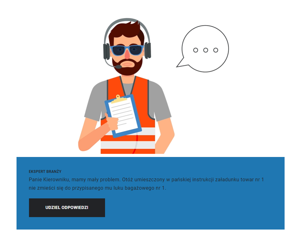 Przykładowe zadanie z gry.