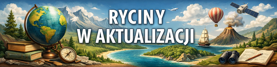 Grafika informacyjna z dużym napisem: „RYCINY W AKTUALIZACJI”.