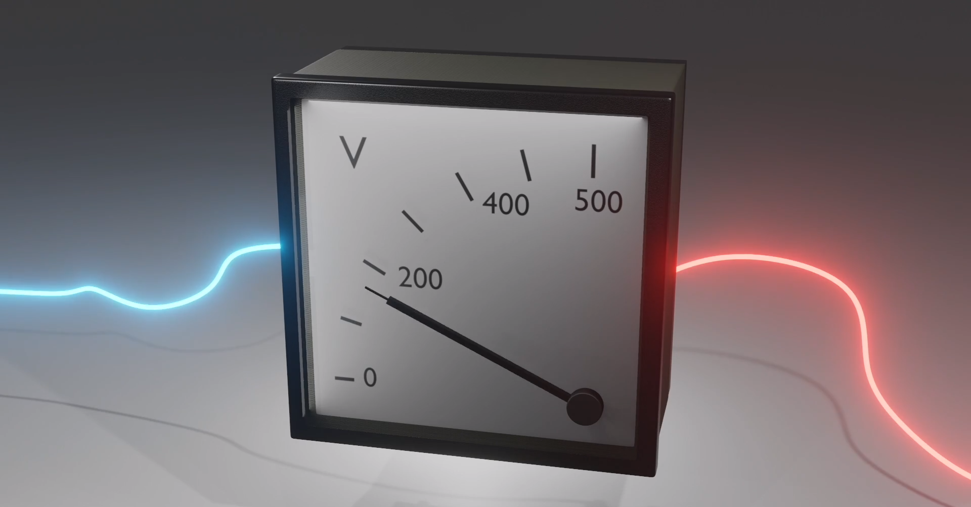 Ilustracja przedstawia woltomierz, wyposażony we wskaźnik zegarowy, który pokazuje aktualne napięcie prądu.