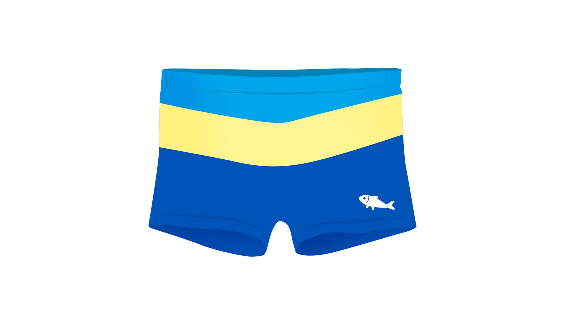 Na ilustracji znajdują się kąpielówki.