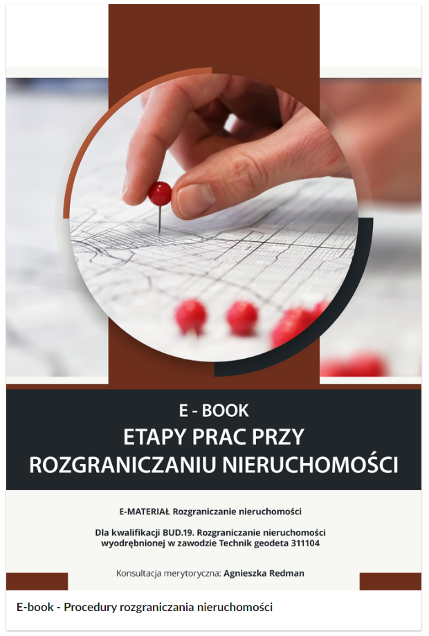 Grafika przedstawia przykładową okładkę e‑booka. Widoczny jest obrazek pasujący do tematu. Poniżej znajduje się przykładowy tytuł e‑booka, tytuł materiału oraz kwalifikacja, dla której materiał jest przeznaczony. W dolnej części okładki znajduje się nazwisko konsultanta merytorycznego.