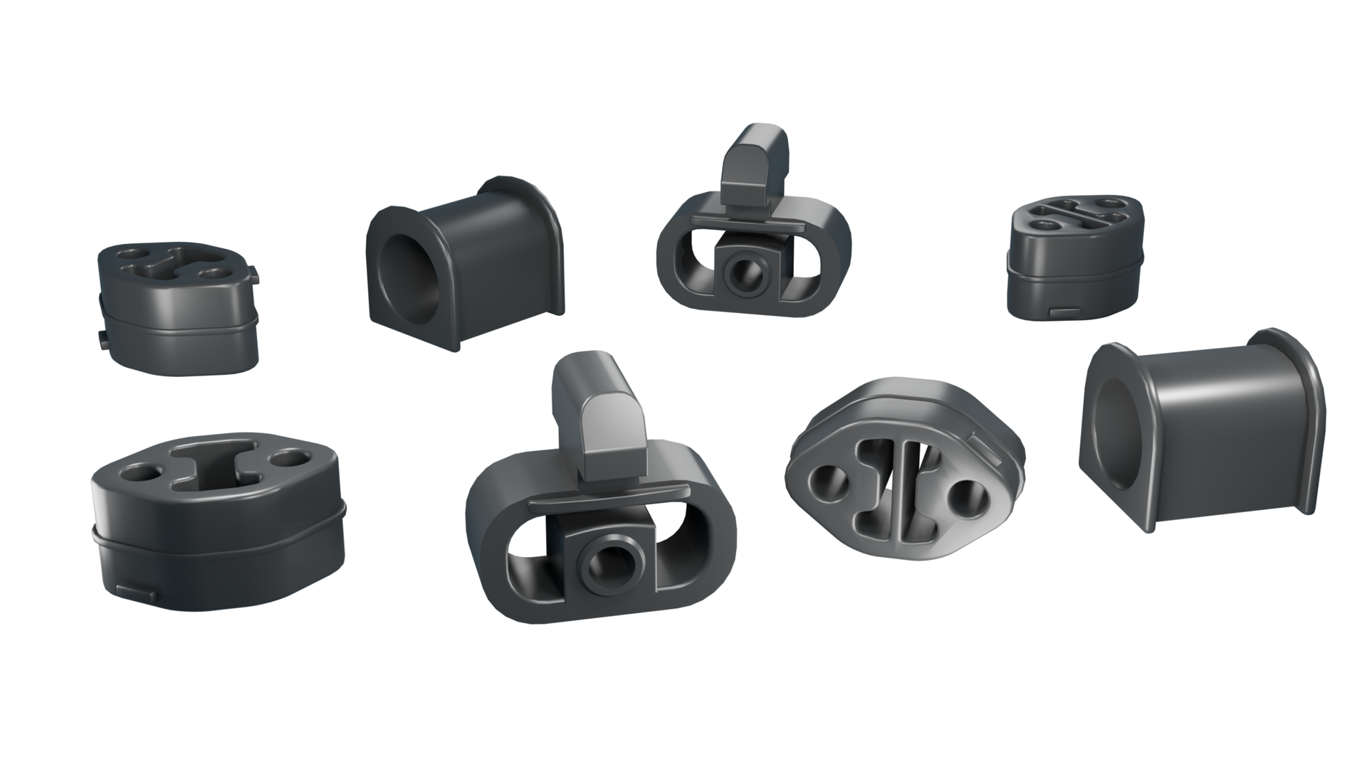 Elastyczne wieszaki wydechu