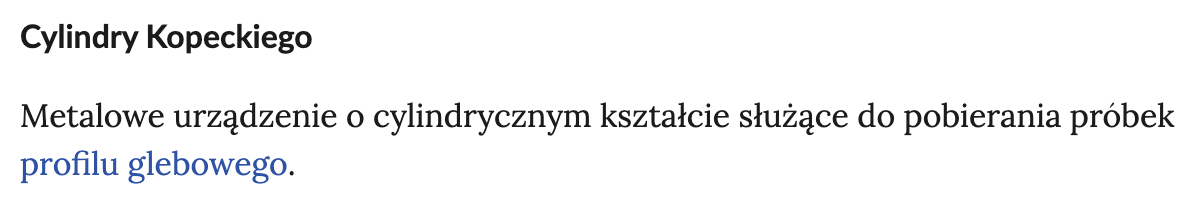 Ilustracja przedstawia definicję ze słownika lekcji, hasło Cylindry Kopeckiego.