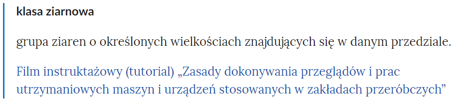 Przykładowe pojęcie w słowniku
