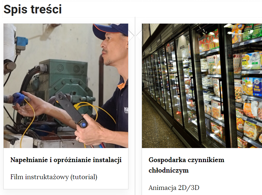 Przykładowy wygląd spisu treści