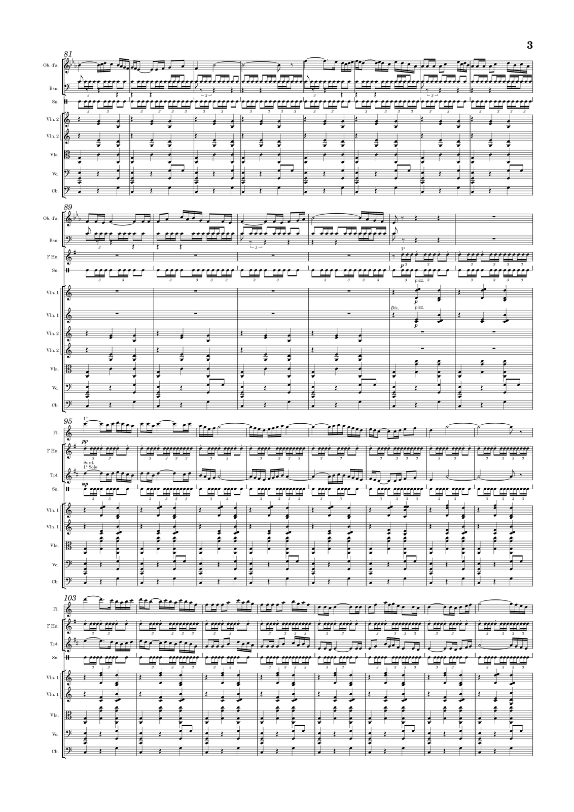 Ilustracja przedstawia stronę partytury utworu.