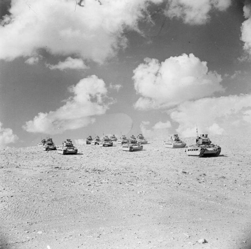 Czołgi pod Tobrukiem Czołgi pod Tobrukiem Źródło: domena publiczna.