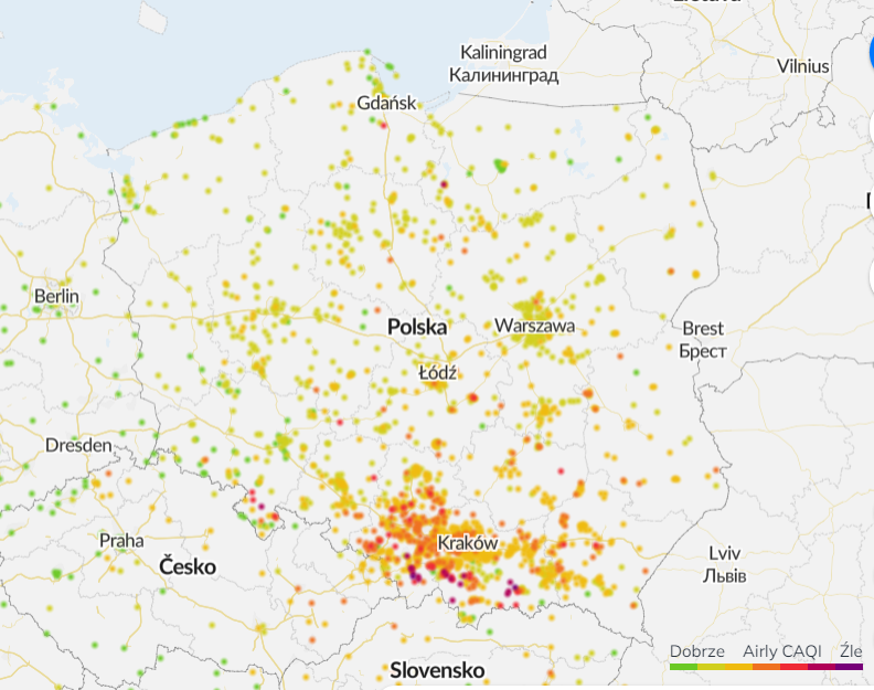 Jakość powietrza w Polsce