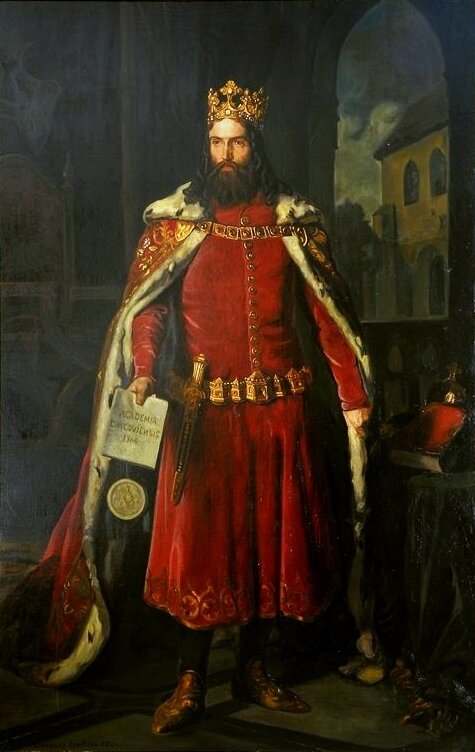 Kazimierz Wielki Kazimierz Wielki Źródło: Leopold Löffler, 1864, domena publiczna.