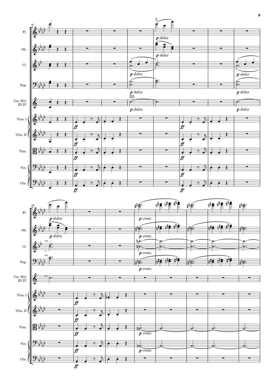 Ilustracja przedstawia stronę partytury utworu.