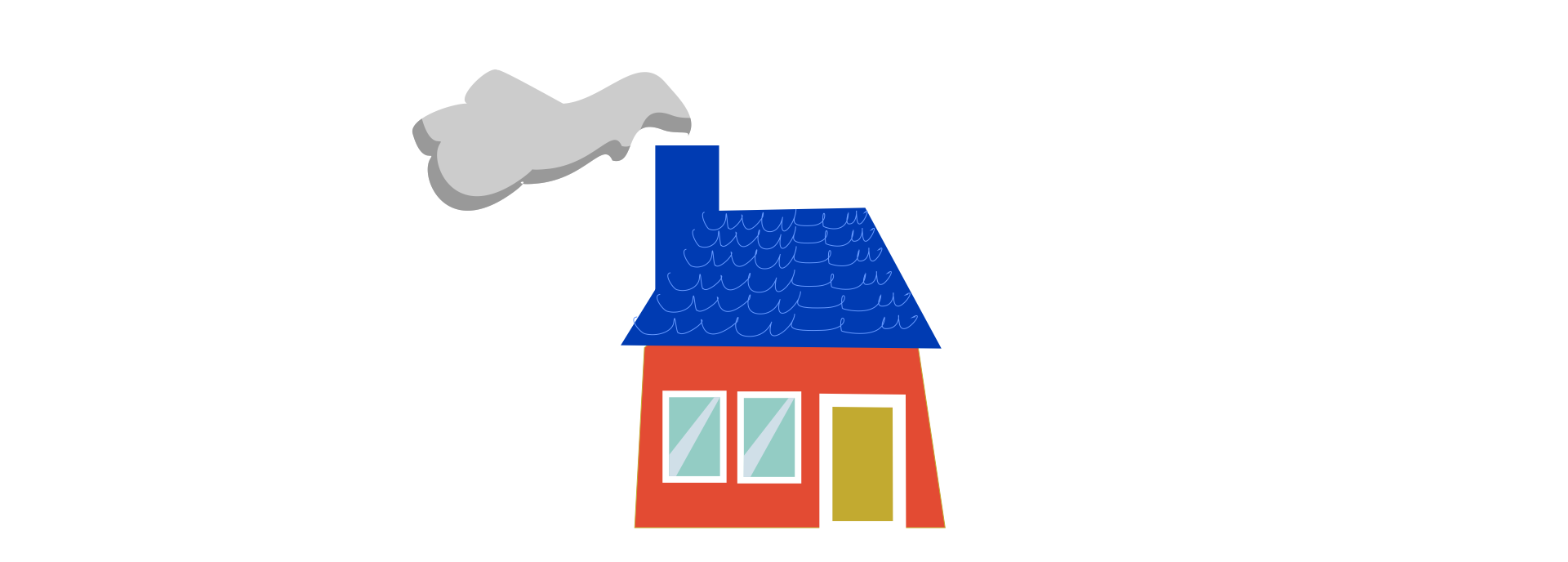 Rysunek przedstawia dom.