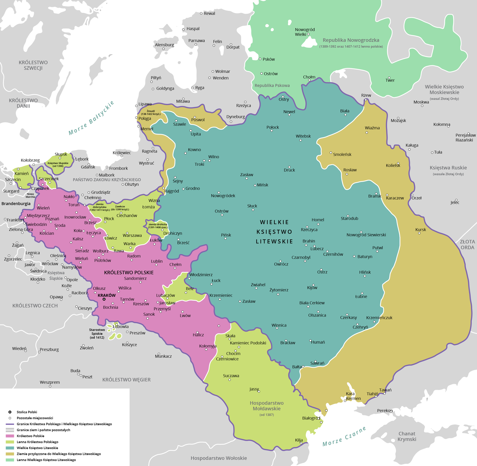 Polska i Litwa za panowania Władysława II Jagiełły