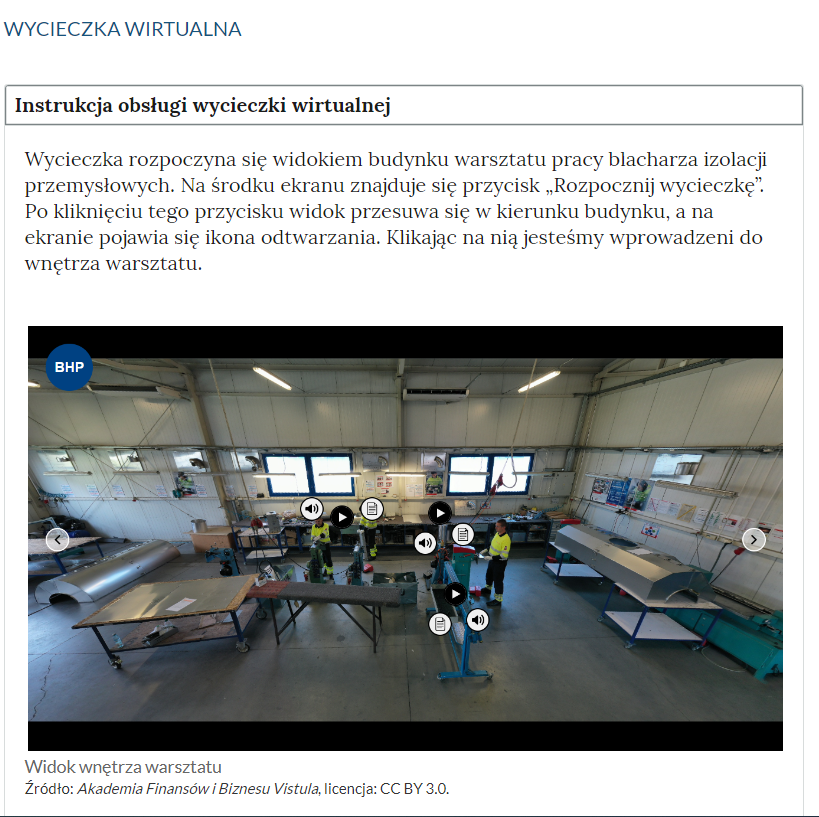 Grafika ukazuje ekran gry z dołączoną instrukcją obsługi.