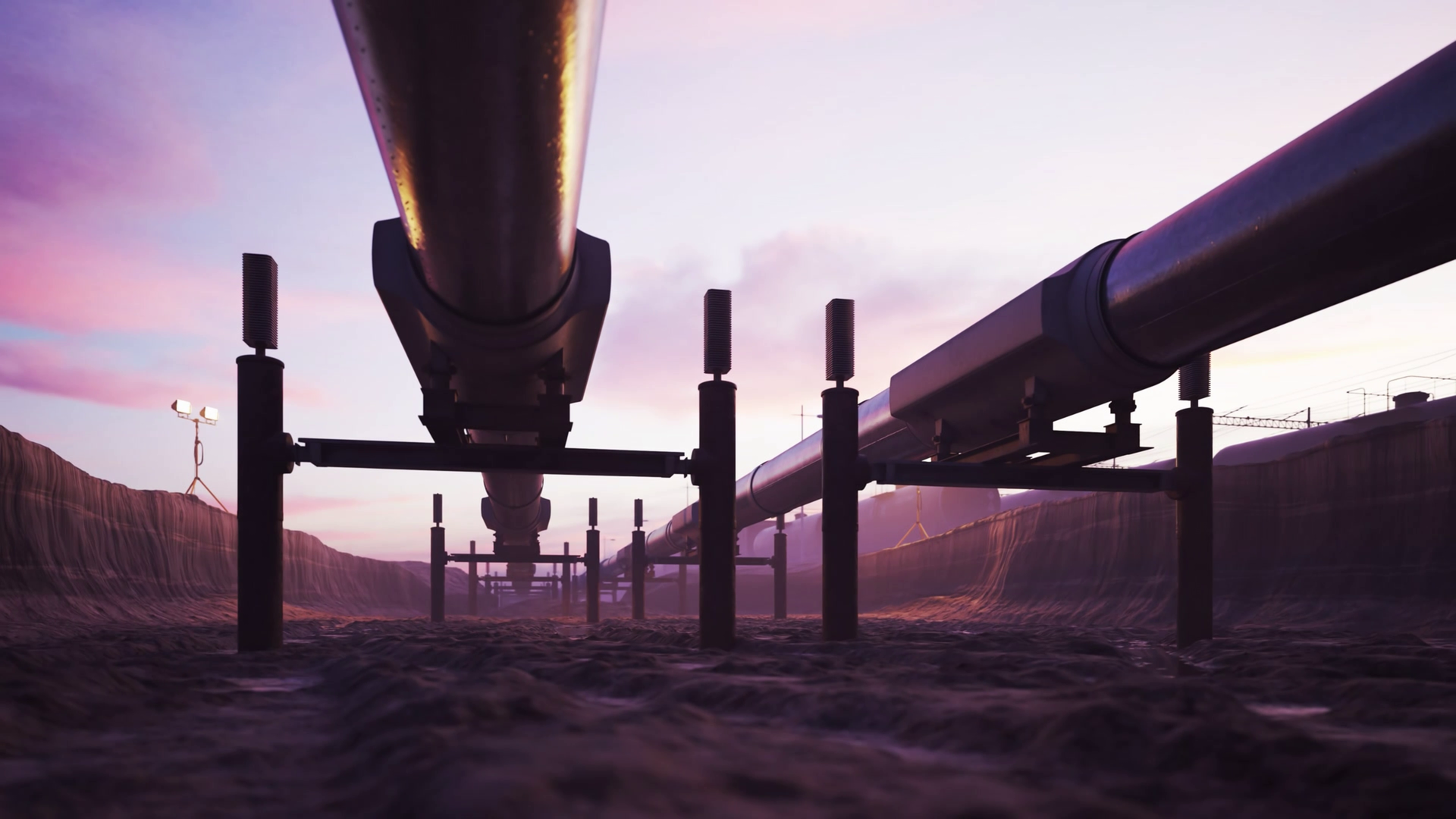 4. Prace ziemne – wykonanie wykopu, w którym rurociąg będzie ułożony na odpowiedniej głębokości.