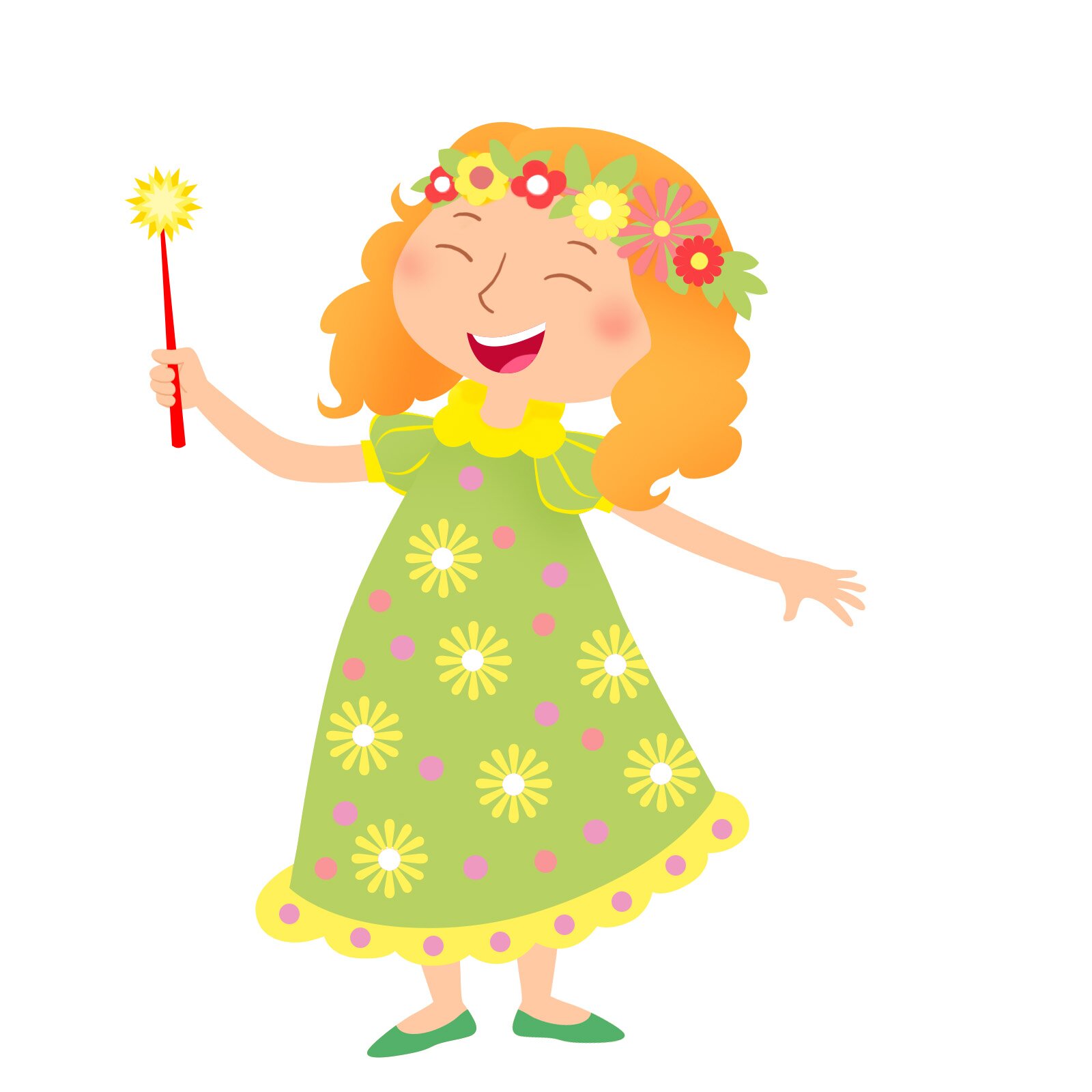 Na ilustracji znajduje się wróżka.