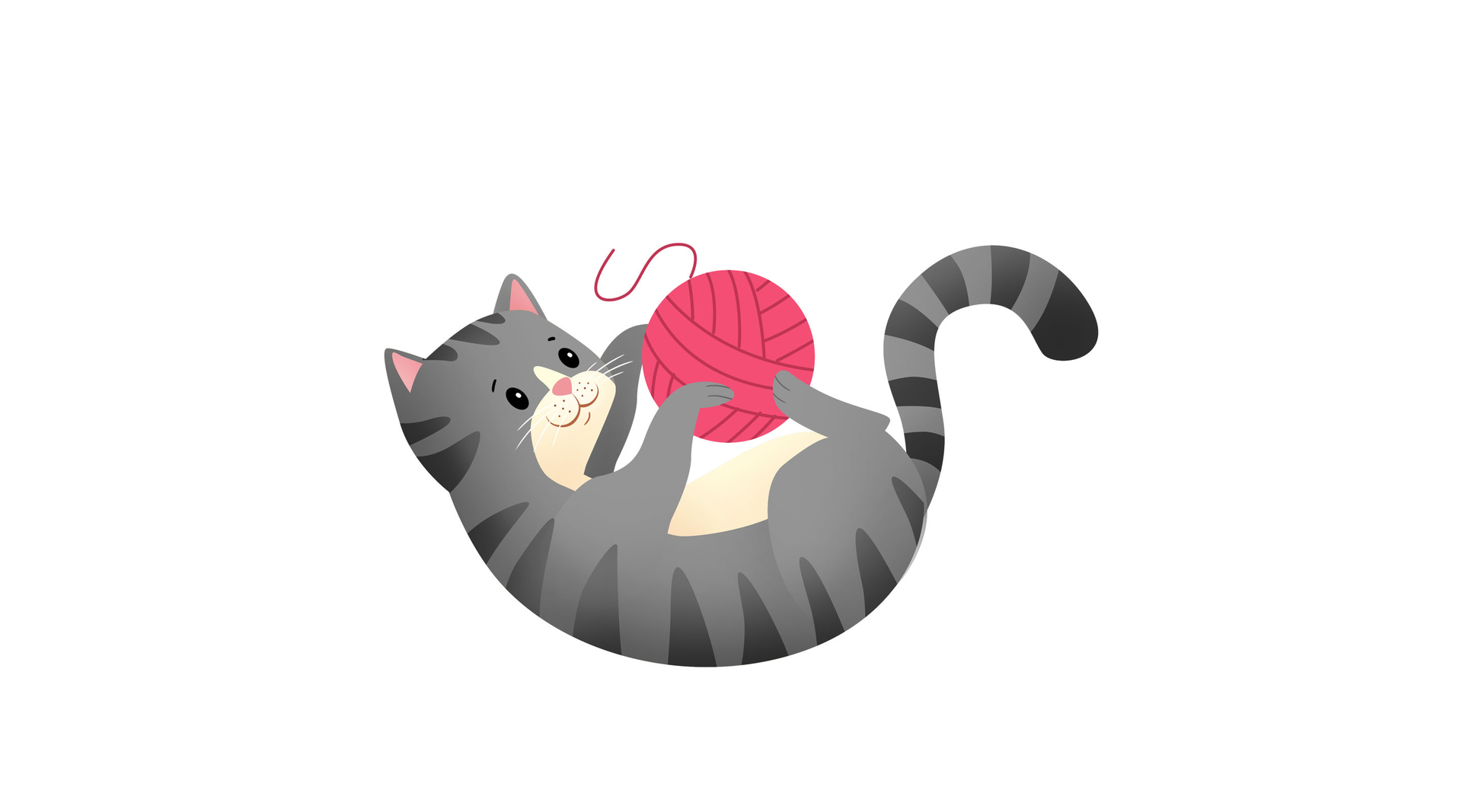 Ilustracja przedstawia kota.