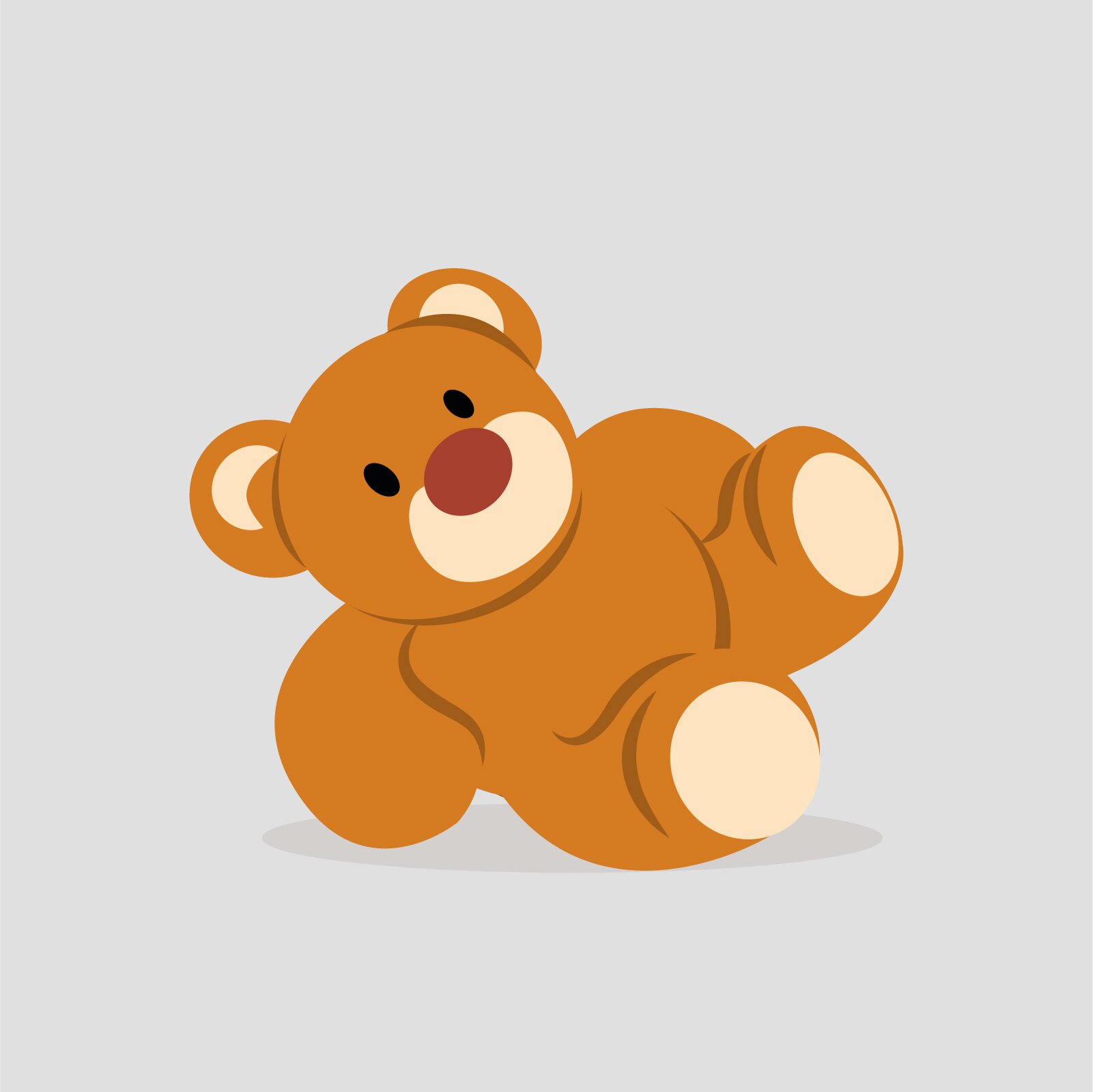 Ilustracja przedstawia pluszowego misia. 