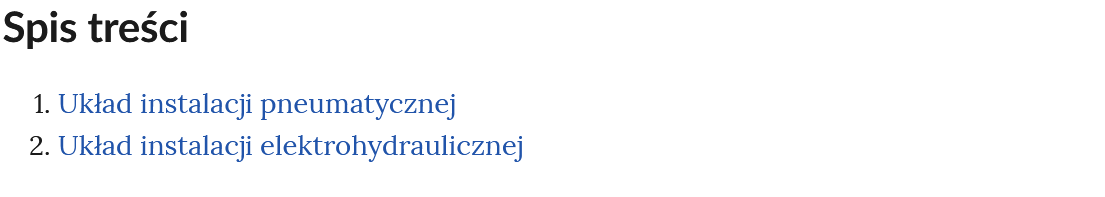 Spis treści multimedium