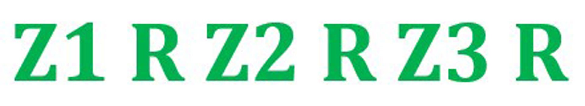 Ilustracja przedstawia schemat formy zwrotkowej z refrenem. Zwrotki przedstawiono za pomocą liter Z z kolejnymi cyframi. Refreny za pomocą litery R. Forma wygląda tak Z1, R, Z2, R, Z3, R.