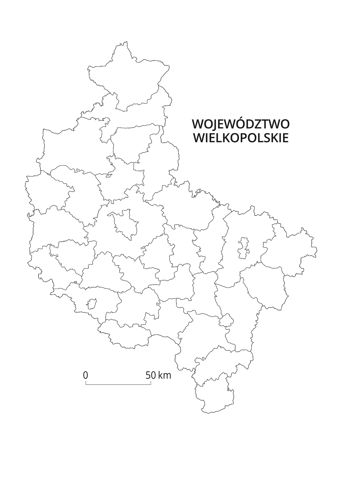 Mapy konturowe województw