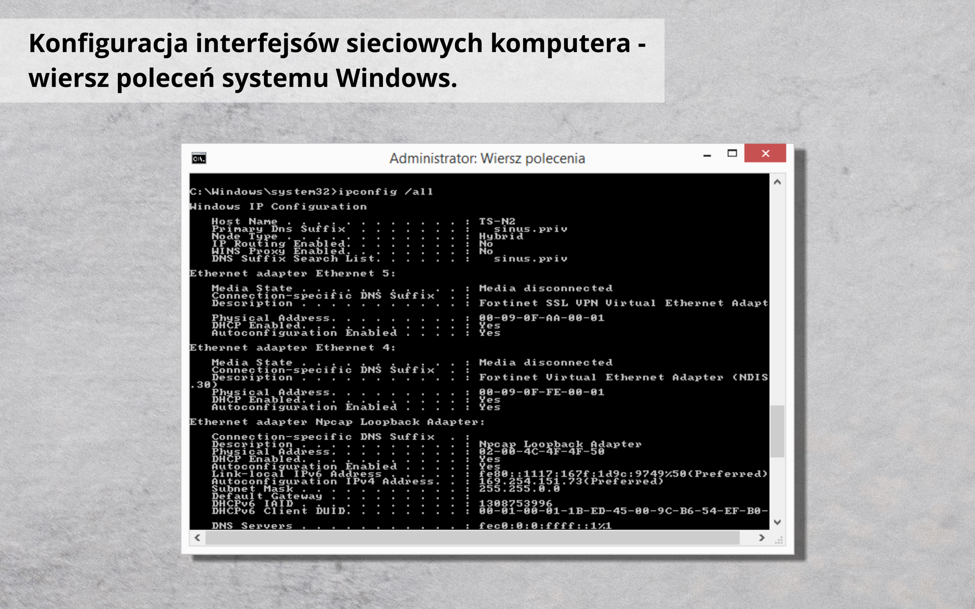 Wybrane Urz dzenie Techniki Komputerowej Elementy Sieci Komputerowych 