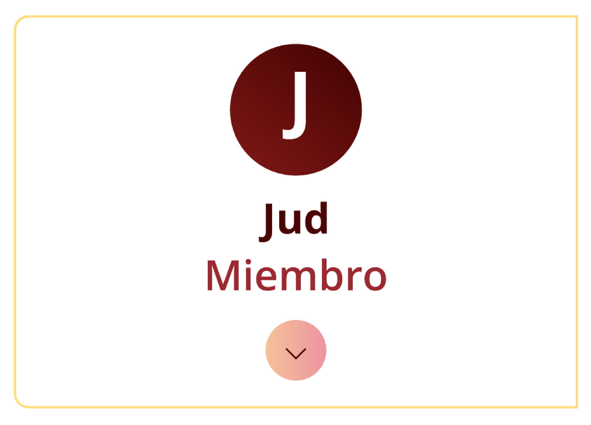 Grafika z nazwą użytkownika umieszczającego wpis na forum. Na grafice znajduje się kolejno: pierwsza litera nazwy użytkownika w kółku – J. Nazwa użytkownika Jud oraz ikona parafki. 